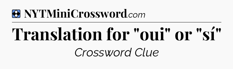 Solution: Translation for 