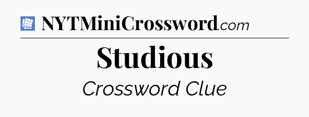 Studious Puzzle Page Crossword Clue