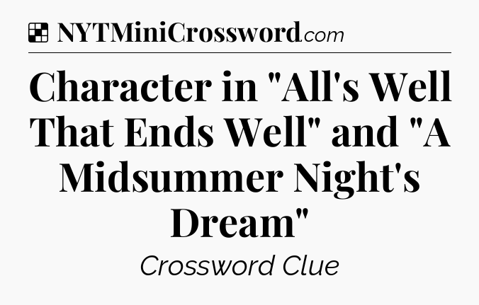 Solution: Character in 