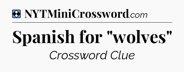 Solution: Spanish for 