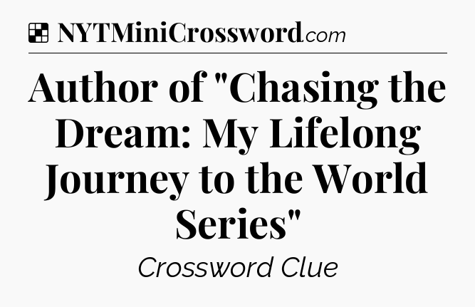 Solution: Author of 