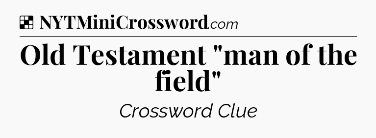 Solution: Old Testament 