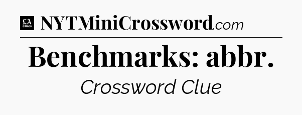 Benchmarks: abbr - LA Times Crossword