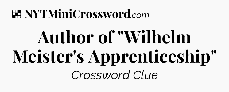Solution: Author of 