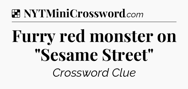 Solution: Furry red monster on 
