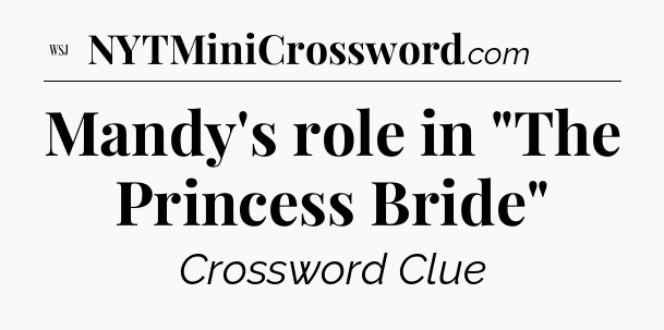 Mandy's role in 