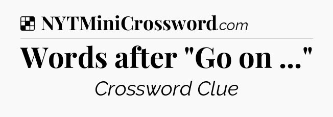 Solution: Words after 