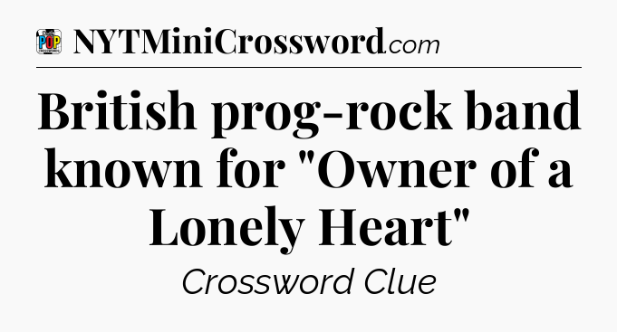 British prog-rock band known for 