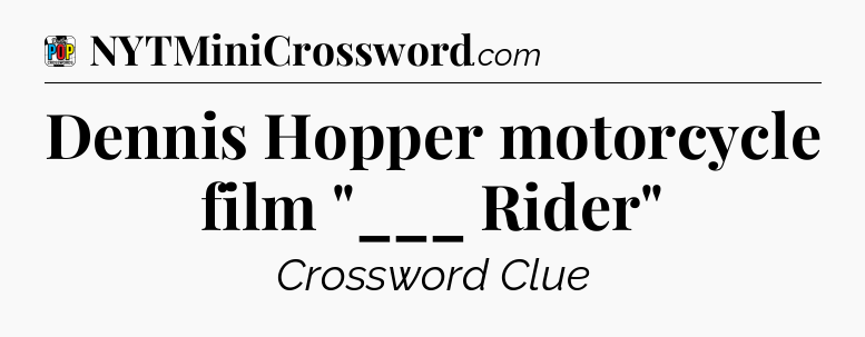 Dennis Hopper motorcycle film 