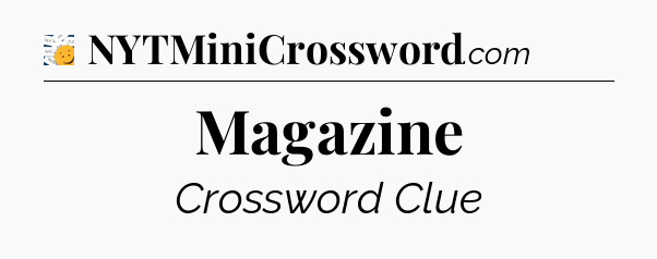 Magazine - 7 Little Words