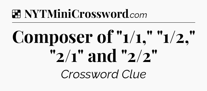 Solution: Composer of 