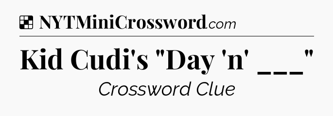 Solution: Kid Cudi's 