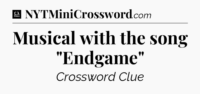 Musical with the song 