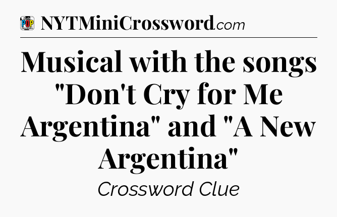 Musical with the songs 