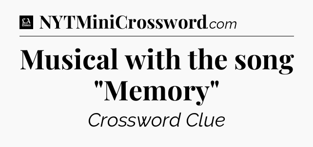 Musical with the song 