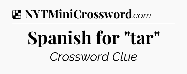 Solution: Spanish for 