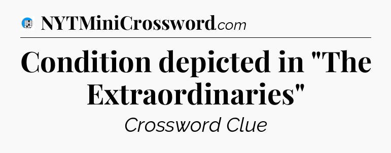 Condition depicted in 