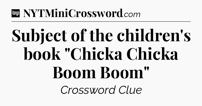 Subject of the children's book 