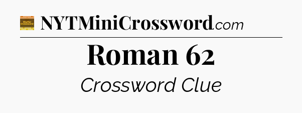 Roman 62 - Eugene Sheffer Crossword