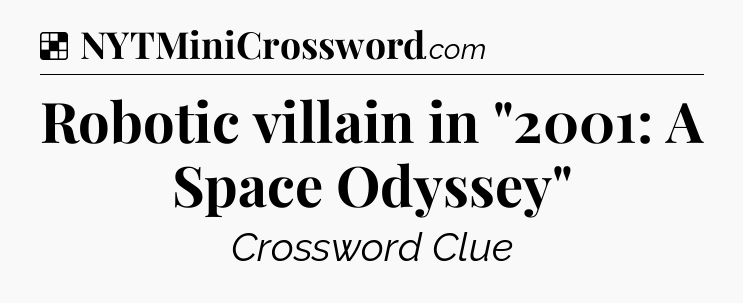 Solution: Robotic villain in 