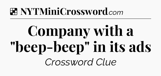 Solution: Company with a 