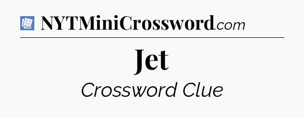 Jet Puzzle Page Crossword Clue