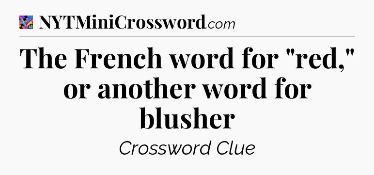 The French word for 