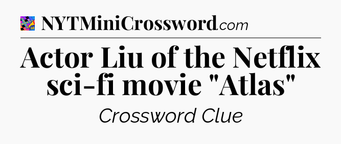 Actor Liu of the Netflix sci-fi movie 