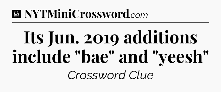 Its Jun. 2019 additions include 