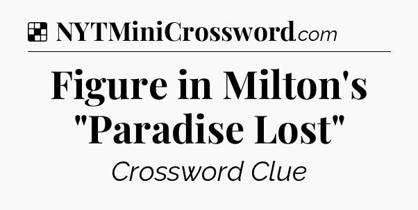 Solution: Figure in Milton's 