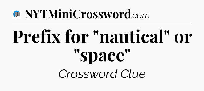 Prefix for 