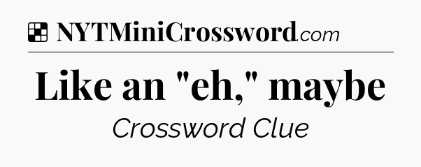 Solution: Like an 