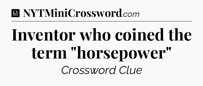 Inventor who coined the term 