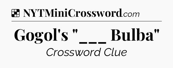 Solution: Gogol's 