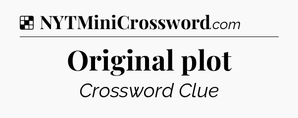 Original plot NYT Crossword