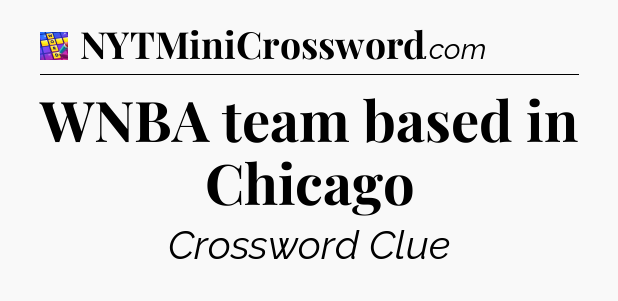 WNBA team based in Chicago Codycross