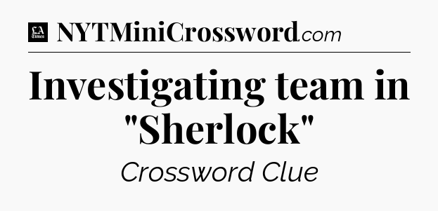 Investigating team in 