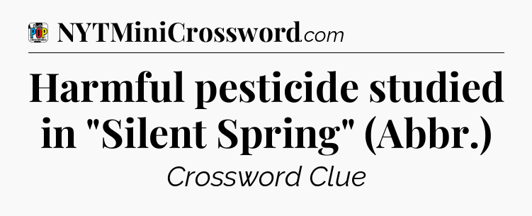 Harmful pesticide studied in 