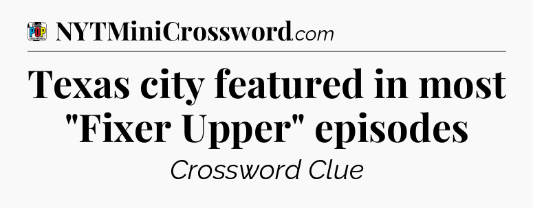 Texas city featured in most 