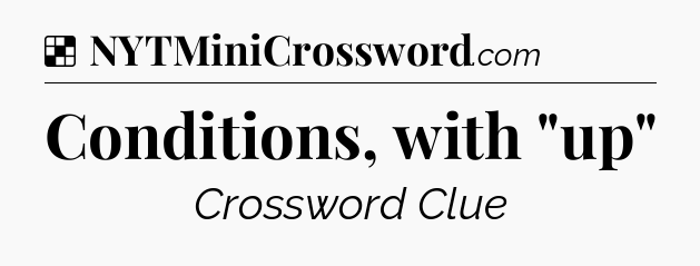 Solution: Conditions, with 