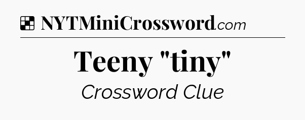 Solution: Teeny 