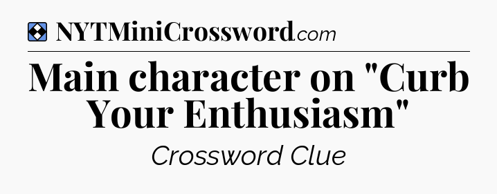 Solution: Main character on 