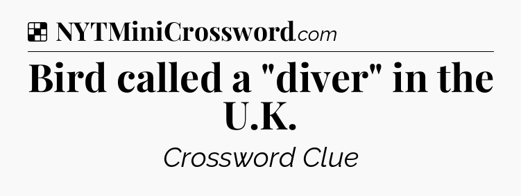 Solution: Bird called a 