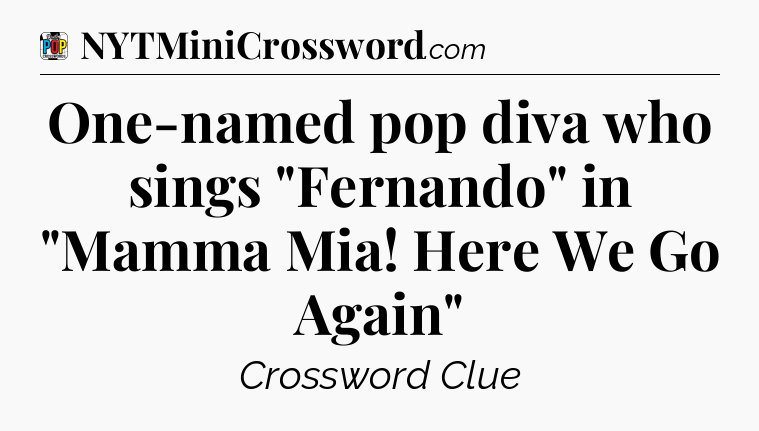 One-named pop diva who sings 