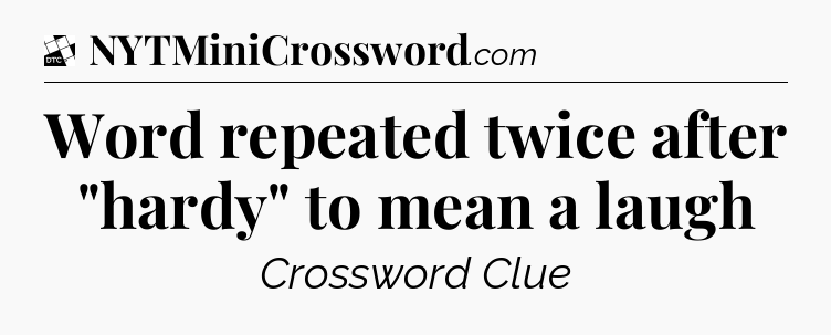 Word repeated twice after 