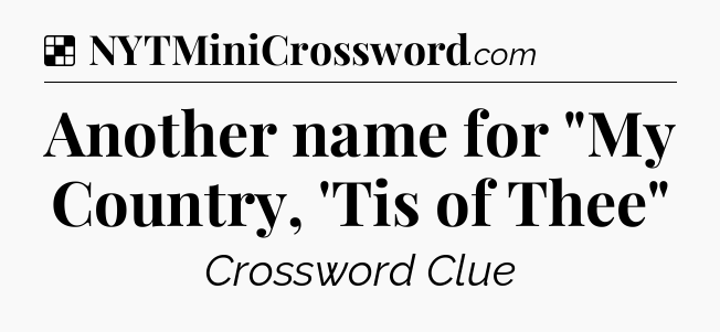 Solution: Another name for 