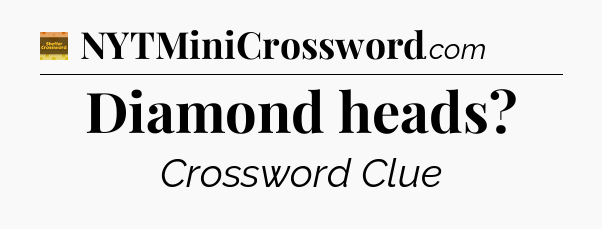 Diamond heads - Eugene Sheffer Crossword