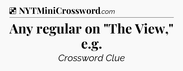 Solution: Any regular on 