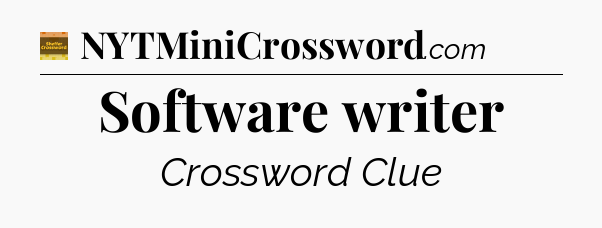 Software writer - Eugene Sheffer Crossword