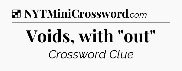 Solution: Voids, with 